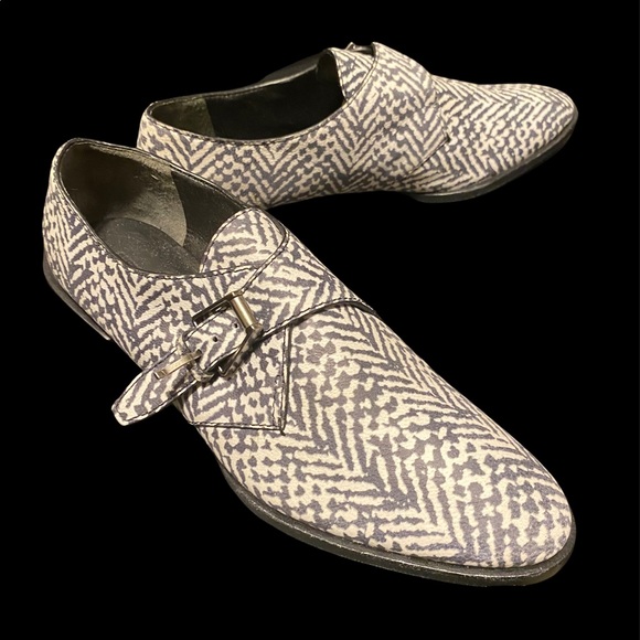 100$ OFF!!!! Alexander Wang Oxford Loafers calf hair zebra print - Picture 10 of 12